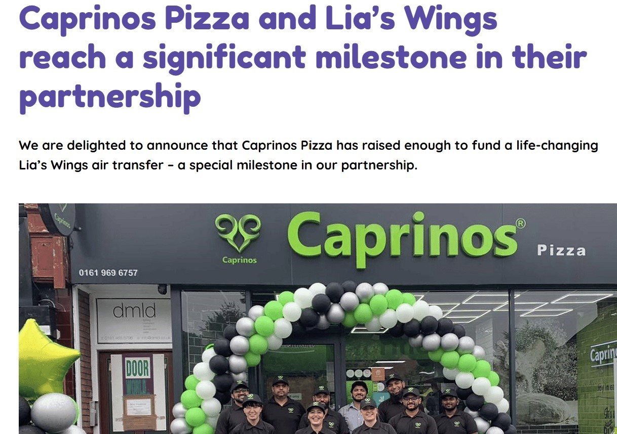 Lia’s Wings Partnership